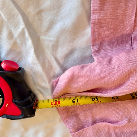 REFORMATION Kerrigan 100% Linen Light Pink Mini Dress - Picture 14 of 15